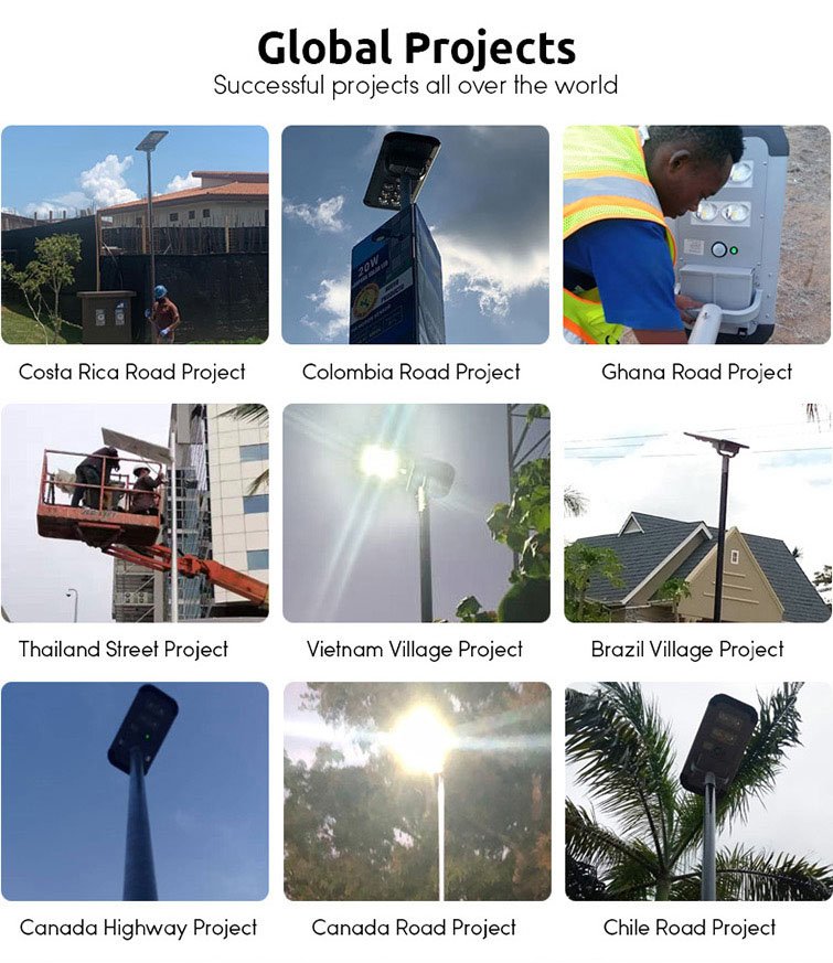 80W All In One Solar Street Light, 80W Lumens High Brightness Solar Panel Street Lights Dusk to Dawn with Motion Sensor