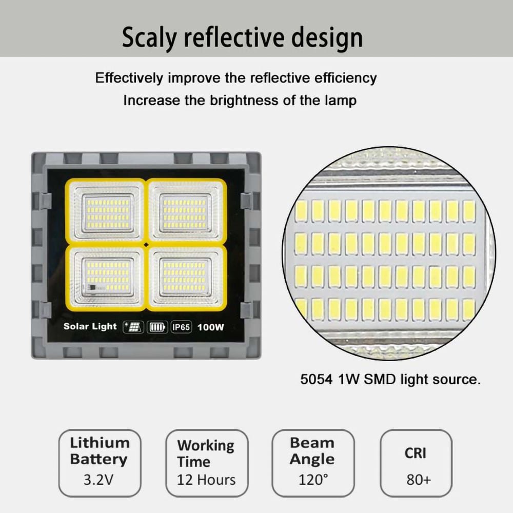 300W Solar Flood Lights