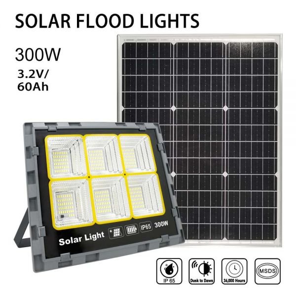 300W Solar Flood Lights1