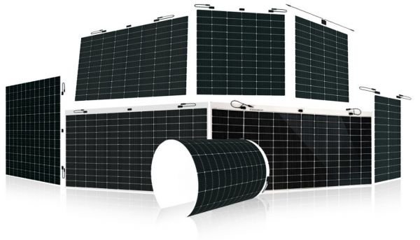 Crystalline Silicon Lightweight Flexible Photovoltaic Modules